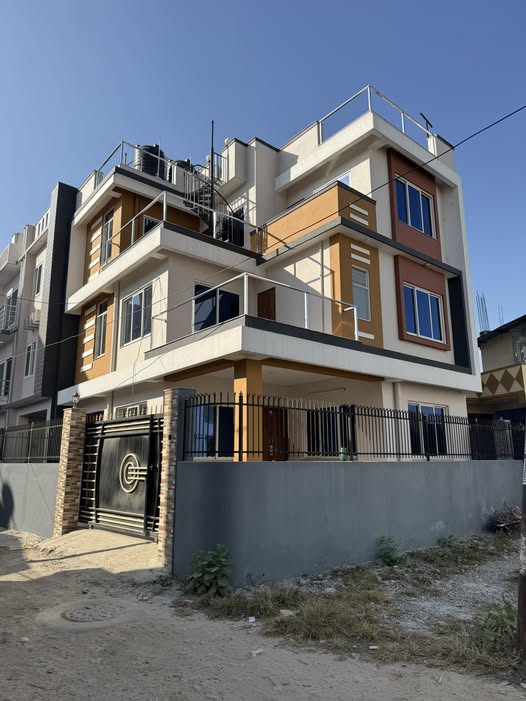 Double-Facing House For Sale  Tikathali, Near Sanagaun Bhatbhateni