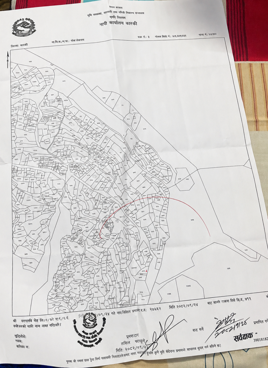 Scenic Land for Sale in Methlang, Pokhara