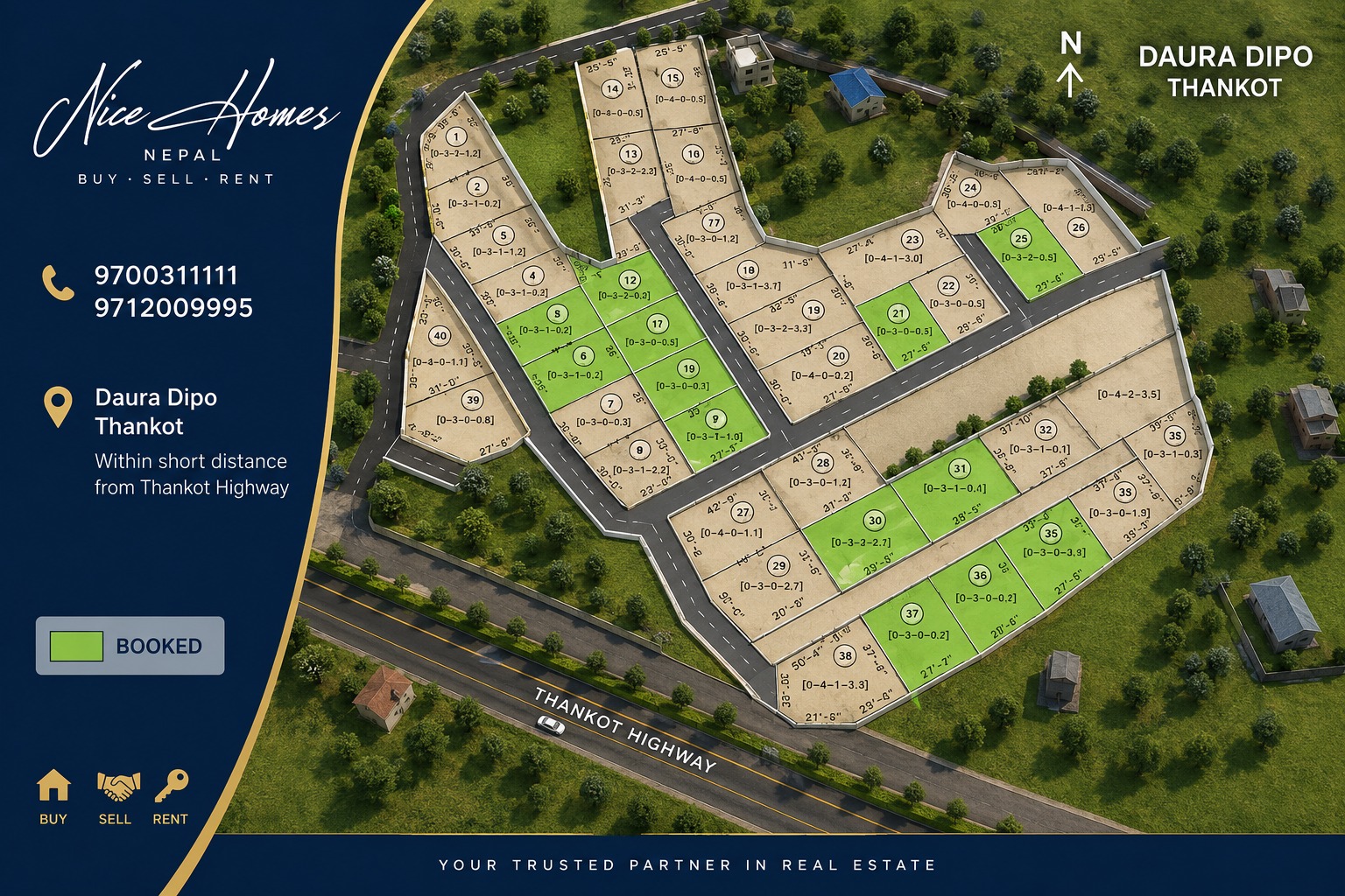 Plotted Land For Sale in Daura Dipo, Thankot